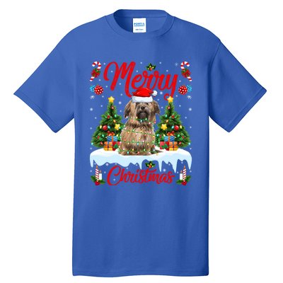 Havanese Dog Lights Xmas Tree Santa Havanese Christmas Great Gift Tall T-Shirt