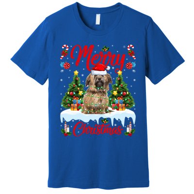 Havanese Dog Lights Xmas Tree Santa Havanese Christmas Great Gift Premium T-Shirt