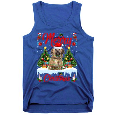 Havanese Dog Lights Xmas Tree Santa Havanese Christmas Great Gift Tank Top