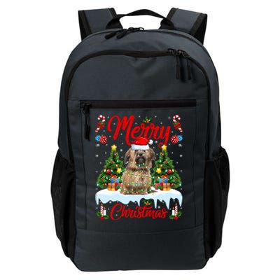 Havanese Dog Lights Xmas Tree Santa Havanese Christmas Great Gift Daily Commute Backpack