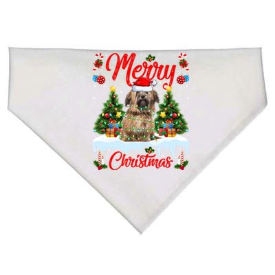 Havanese Dog Lights Xmas Tree Santa Havanese Christmas Great Gift USA-Made Doggie Bandana