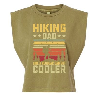 Hiking Dad Like A Regular Dad But Cooler Meaningful Gift Garment-Dyed Women's Muscle Tee