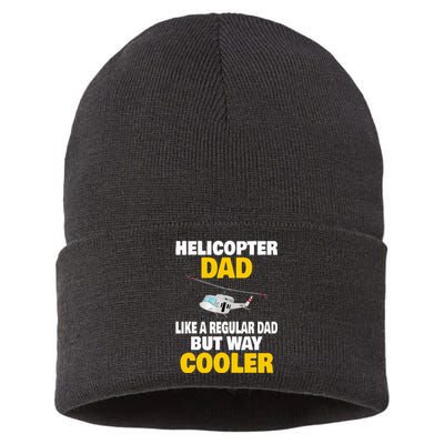 Helicopter Dad Like A Regular Dad But Way Cooler Sustainable Knit Beanie