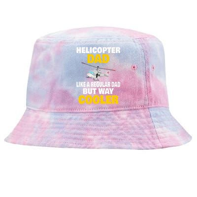 Helicopter Dad Like A Regular Dad But Way Cooler Tie-Dyed Bucket Hat