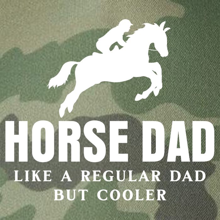 Horse Dad Like A Regular Dad But Cooler Legacy Tie Dye Trucker Hat