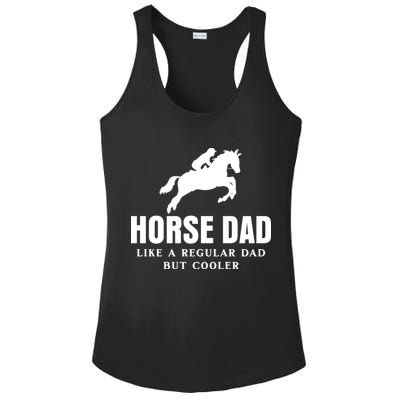 Horse Dad Like A Regular Dad But Cooler Ladies PosiCharge Competitor Racerback Tank