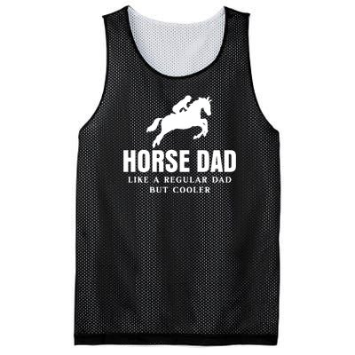 Horse Dad Like A Regular Dad But Cooler Mesh Reversible Basketball Jersey Tank