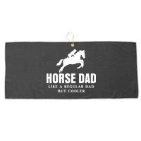 Horse Dad Like A Regular Dad But Cooler Large Microfiber Waffle Golf Towel
