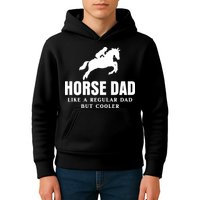 Horse Dad Like A Regular Dad But Cooler Kids Hoodie