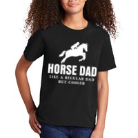 Horse Dad Like A Regular Dad But Cooler Kids T-Shirt