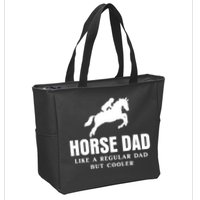 Horse Dad Like A Regular Dad But Cooler Zip Tote Bag