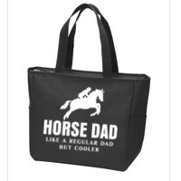 Horse Dad Like A Regular Dad But Cooler Zip Tote Bag