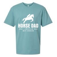 Horse Dad Like A Regular Dad But Cooler Sueded Cloud Jersey T-Shirt