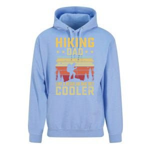 Hiking Dad Like A Regular Dad But Cooler Gift Unisex Surf Hoodie