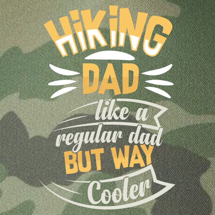 Hiking Dad Like A Regular Dad But Way Cooler Gift Legacy Tie Dye Trucker Hat