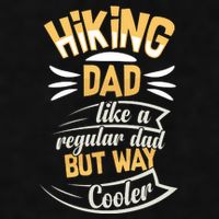 Hiking Dad Like A Regular Dad But Way Cooler Gift Ladies PosiCharge Tri-Blend Wicking Tank