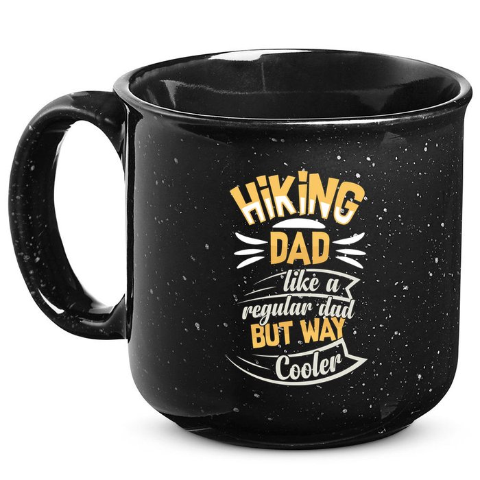 Hiking Dad Like A Regular Dad But Way Cooler Gift 15oz Campfire Ceramic Mug