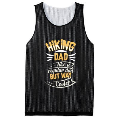 Hiking Dad Like A Regular Dad But Way Cooler Gift Mesh Reversible Basketball Jersey Tank