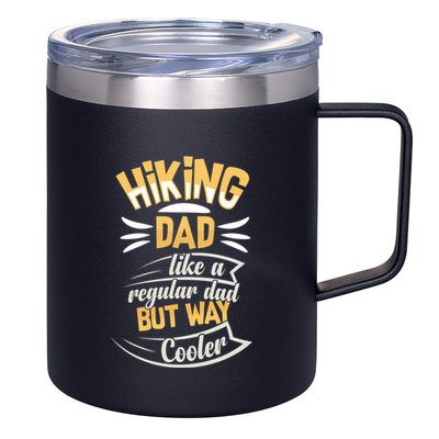 Hiking Dad Like A Regular Dad But Way Cooler Gift 12oz Stainless Steel Coffee Mug