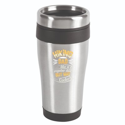 Hiking Dad Like A Regular Dad But Way Cooler Gift 16oz Travel Tumbler