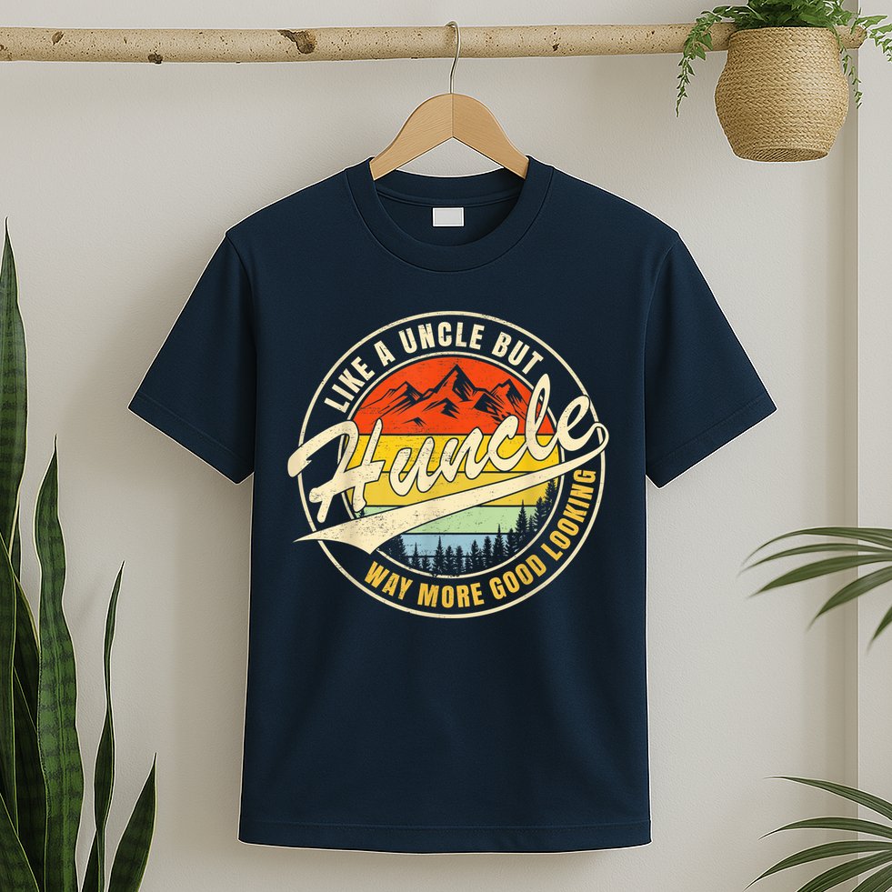 Huncle Definition Like Regular Uncle Way More Good Looking T-Shirt