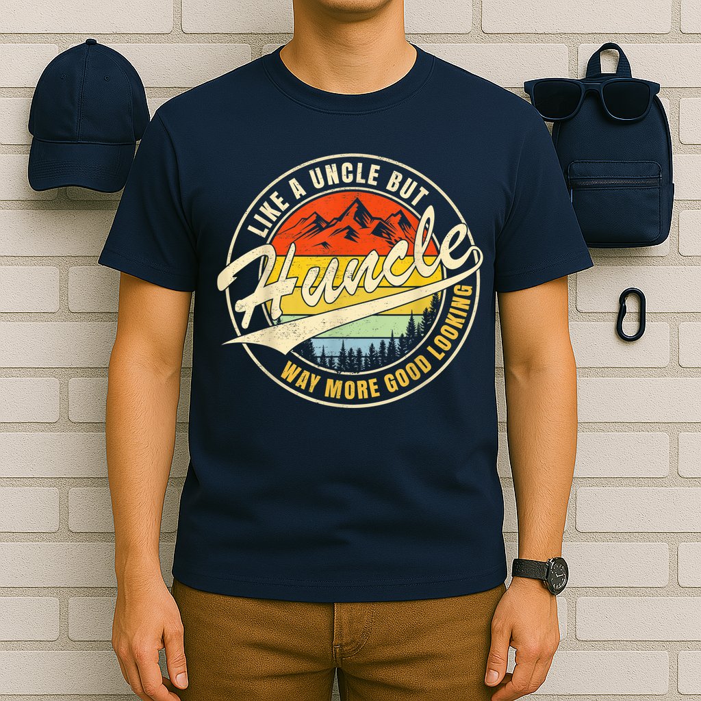 Huncle Definition Like Regular Uncle Way More Good Looking T-Shirt