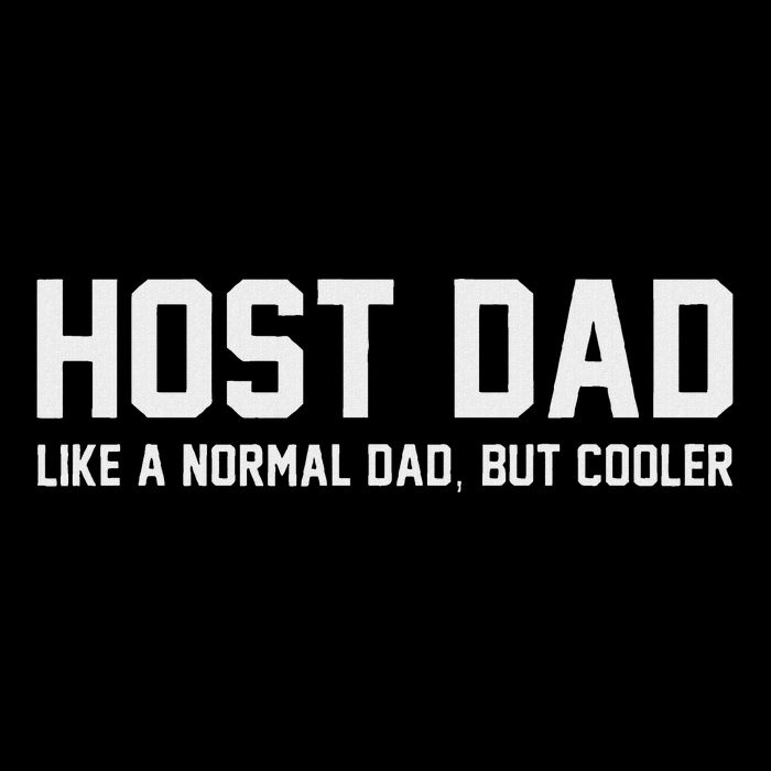Host Dad Like A Normal Dad Funny Host Dad Full-Length Apron With Pockets