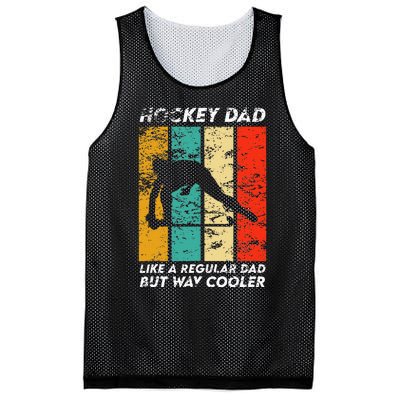 Hockey Dad Like A Regular Dad Cooler Vintage Fathers Day Mesh Reversible Basketball Jersey Tank