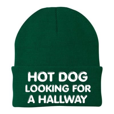 Hot Dog Looking For A Hallway Funny Knit Cap Winter Beanie