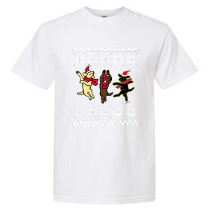 Happy Dancing Labradors Christmas Garment-Dyed Heavyweight T-Shirt