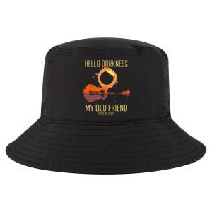 Hello Darkness My Old Friend Solar Eclipse April 08 2024 Cool Comfort Performance Bucket Hat