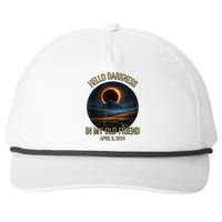 Hello Darkness My Old Friend Solar Eclipse April 08 2024 Snapback Five-Panel Rope Hat