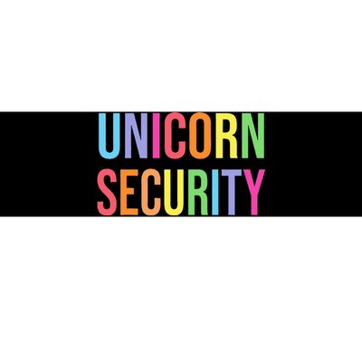 Halloween Dad Mom Daughter Adult Costume Unicorn Security Bumper Sticker