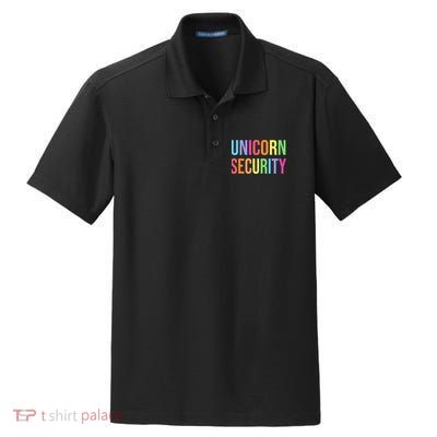 Halloween Dad Mom Daughter Adult Costume Unicorn Security Dry Zone Grid Polo