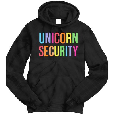 Halloween Dad Mom Daughter Adult Costume Unicorn Security Tie Dye Hoodie