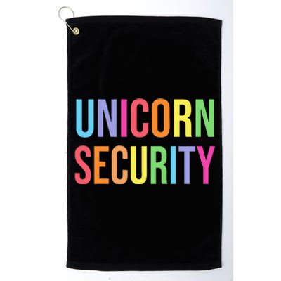 Halloween Dad Mom Daughter Adult Costume Unicorn Security Platinum Collection Golf Towel