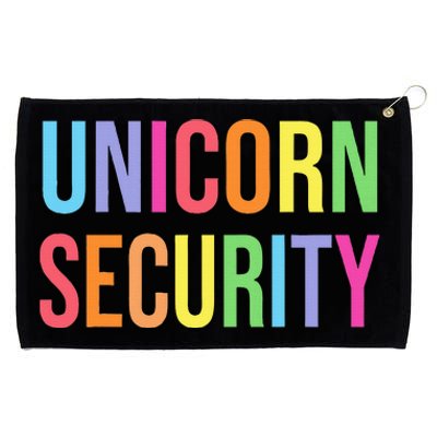 Halloween Dad Mom Daughter Adult Costume Unicorn Security Grommeted Golf Towel