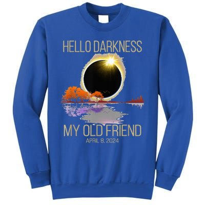 Hello Darkness My Old Friend Solar Eclipse April 08 2024 Sweatshirt