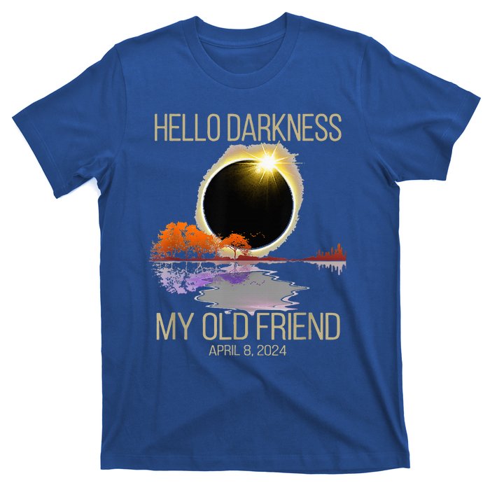 Hello Darkness My Old Friend Solar Eclipse April 08 2024 T-Shirt