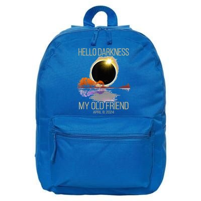 Hello Darkness My Old Friend Solar Eclipse April 08 2024 16 in Basic Backpack