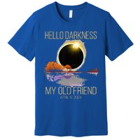 Hello Darkness My Old Friend Solar Eclipse April 08 2024 Premium T-Shirt