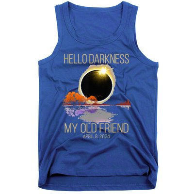 Hello Darkness My Old Friend Solar Eclipse April 08 2024 Tank Top