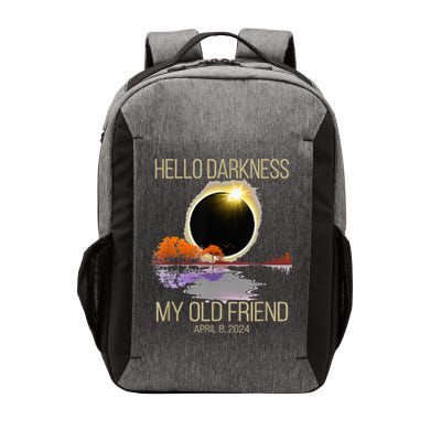Hello Darkness My Old Friend Solar Eclipse April 08 2024 Vector Backpack