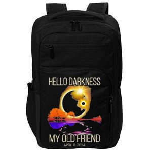 Hello Darkness My Old Friend Solar Eclipse April 08 2024 Impact Tech Backpack