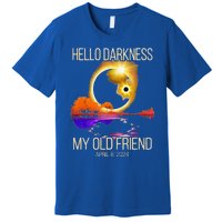 Hello Darkness My Old Friend Solar Eclipse April 08 2024 Premium T-Shirt