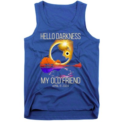 Hello Darkness My Old Friend Solar Eclipse April 08 2024 Tank Top