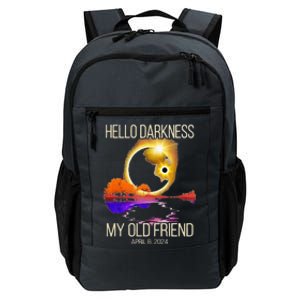 Hello Darkness My Old Friend Solar Eclipse April 08 2024 Daily Commute Backpack