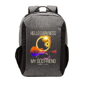 Hello Darkness My Old Friend Solar Eclipse April 08 2024 Vector Backpack