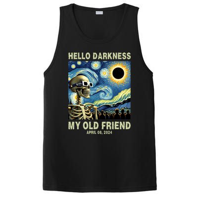 Hello Darkness My Old Friend Solar Eclipse April 08 2024 PosiCharge Competitor Tank