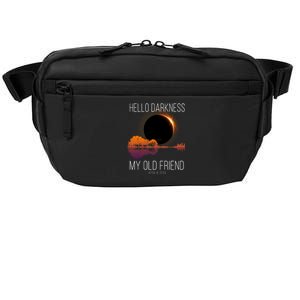 Hello Darkness My Old Friend Solar Eclipse April 8 Crossbody Pack